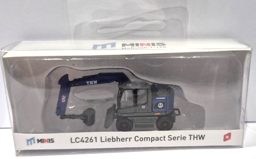 Lemke mini liebherr bagger - liebherr, thw