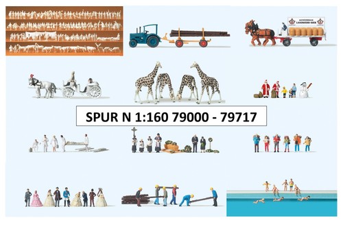 Preiser miniaturfiguren 160 - preiser, 1:160