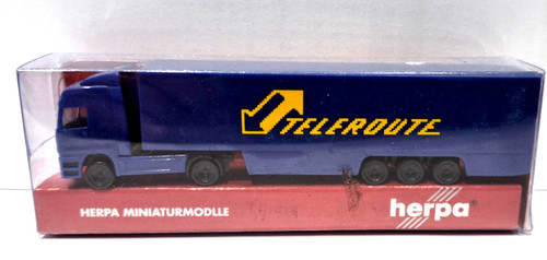 Herpa sattelzug teleroute - sattelzug,